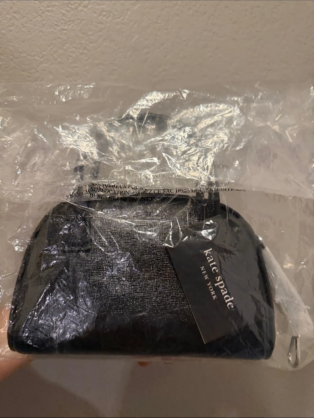 kate spade black mini dome satchel handbag